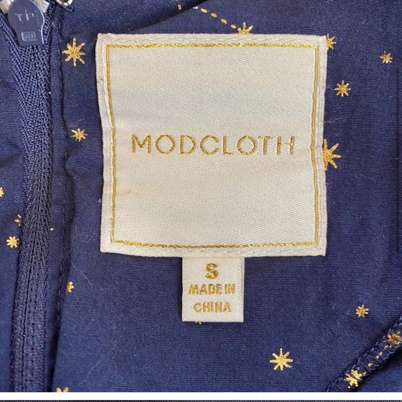 ModCloth Heart and Solar System Celestial A Line dress - Picture 2 of 4